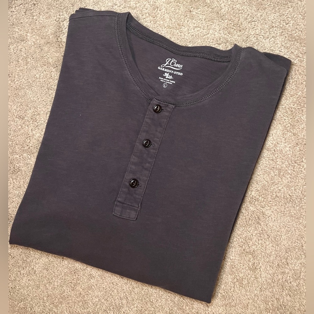 J.Crew Cotton Henley [short-sleeve]